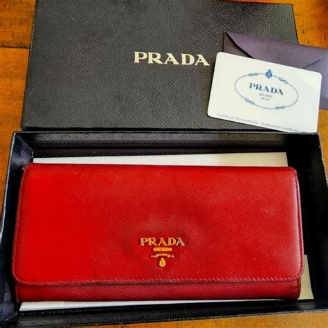 prada card wallet|authentic prada wallet.